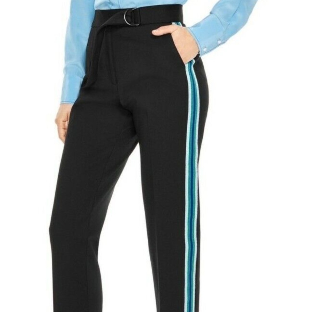 Sandro Striped Cropped Pants Size 40